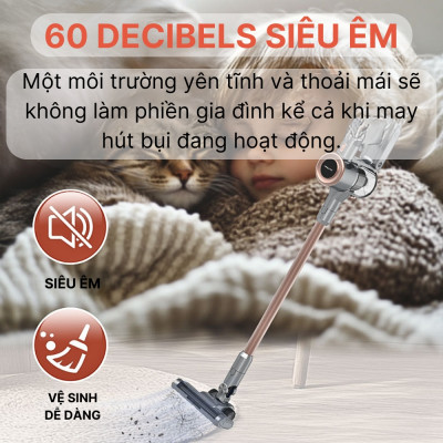 Máy hút bụi gia đình SẠC PIN KHÔNG DÂY SOKANY SK-13022 công CAO suất 2200W, lực hút siêu mạnh, hút bụi sàn nhà, thảm - HÀNG CHÍNH HÃNG