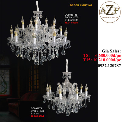 ĐÈN THẢ TRẦN (TAY) / ĐÈN TRANG TRÍ AZP-TT0088 phong cách Tân Cổ Điển, hàng nhập khẩu AZP