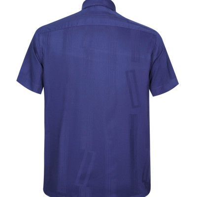 Áo sơ mi nam KHATOCO ngắn tay họa tiết A1MN468T2-CNMK417-2508-N