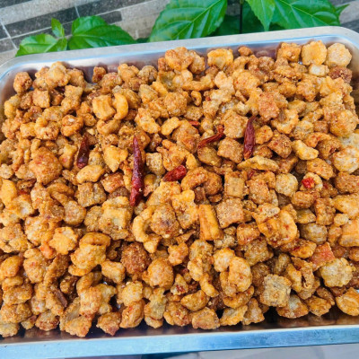 [Combo 2 Hũ] Tóp mỡ cháy tỏi ớt giòn tan hiệu SK FOOD - mỗi hũ 100g