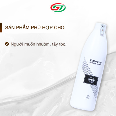 Oxi, trợ nhuộm Cazoova hương thơm bạc hà 1000ML
