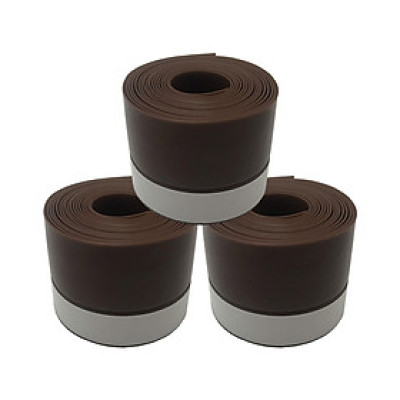 Combo 3 Cuộn Ron Cao Su Dán Che Khe Cửa ,Chân Cửa Cao Cấp Chống Bụi , Chống Côn Trùng- Cuộn 2m