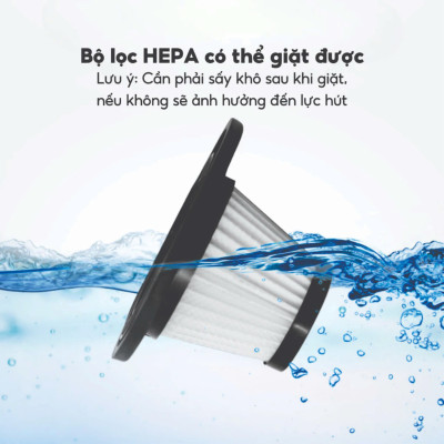 FTAKYNMáy Hút Bụi Cầm Tay Cao Cấp - Thiết Kế Không Dây - Tặng Kèm Đầu Hút -  Lực Hút 20000PA Siêu Mạnh Siêu Sạch Hàng Chính Hãng