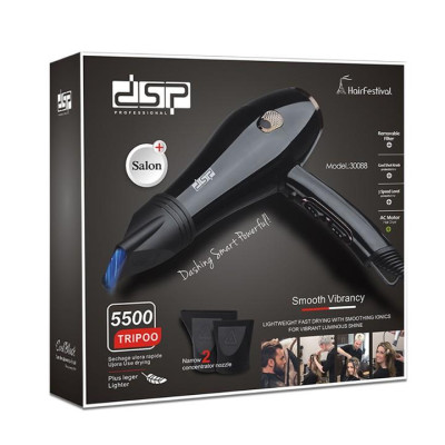 Máy sấy tóc hai chiều thương hiệu cao cấp DSP 30088 - Công suất 1600W - Hàng Chính Hãng