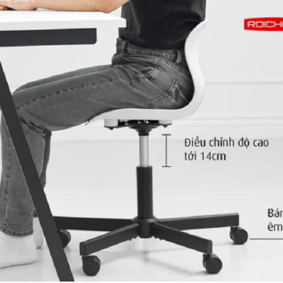 [Roichen - WOW] Ghế Roichen - WOW, ghế chỉnh Dáng ngồi đúng có chân xoay_Made in Korea