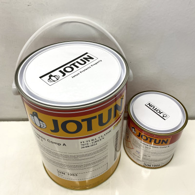 Sơn Epoxy Jotun Futura Classic base 3 màu Green 7075 (Xanh lá) 5L/bộ