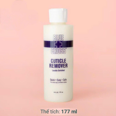 Nước Mềm Da Cao Cấp Blue Cross  177ml Chai Lỏng Vàng Làm Nail, Trắng Vàng Không Ngâm Nước Phá Gel Women