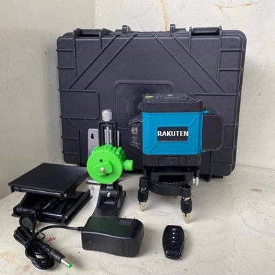Máy cân bằng tia laser RAKUTEN 555 Máy bắn cốt, máy cân mực, Máy đánh thăng bằng laser 5 tia xanh thế hệ mới 2021