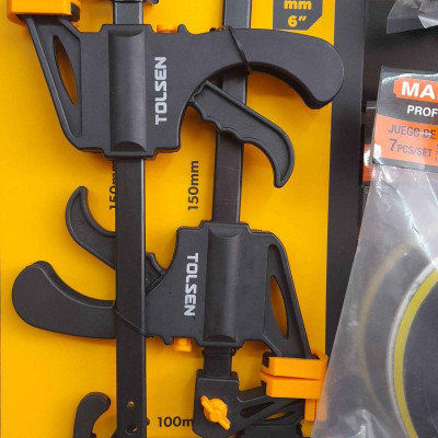 BỘ 4 CHIẾC KẸP NHANH 4 INCH ĐẾN 6 INCH TOLSEN 10209 - HÀNG CHÍNH HÃNG