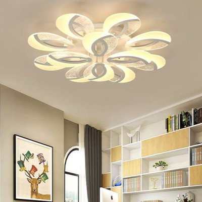 Đèn trần FATAP phong cách hiện đại, sang trọng với 3 chế độ ánh sáng - kèm điều khiển từ xa - (151).