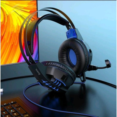 Tai nghe chụp đầu GAMING HOCO W102 - jack 3.5 Có Micro, Dây Chống Đứt, Dùng Được Cho Máy Tính Và Điện Thoại Đẹp Hay Bền - Hàng Chính Hãng