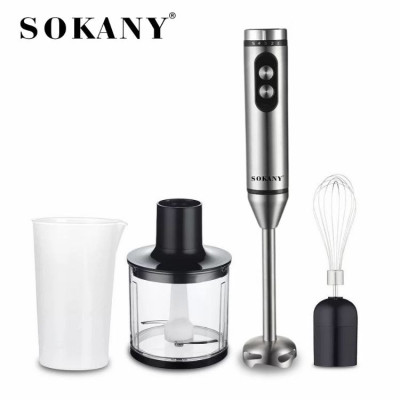 Máy xay sinh tố cầm tay đa năng 4IN1 SOKANY SK-02011, nhiều chức năng, công suất 800W, xay cực khỏe - HÀNG CHÍNH HÃNG