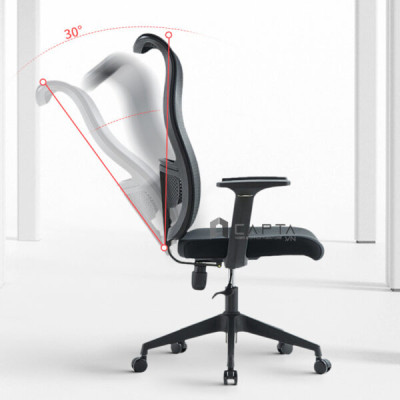 Ghế xoay làm việc ngả lưng thư giãn Ghế văn phòng lưng cao bọc vải lưới CM4516-M tại HCM Modern Manager Chair