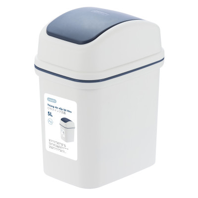 Thùng rác nắp lật Hiro 5L