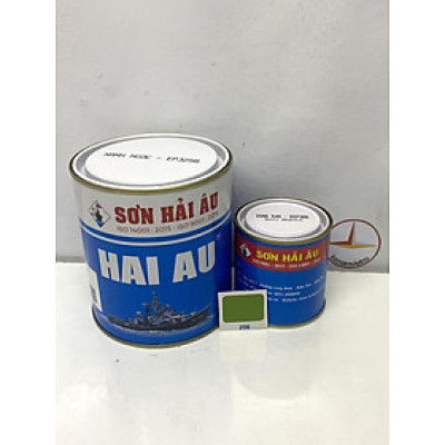 Sơn epoxy Hải Âu màu xanh ngọc EP256 1L/Bộ