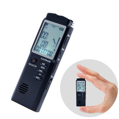 ROGTZ  - Máy Ghi Âm Chuyên Nghiệp T60 Dung lượng 8GB Ghi Âm Chất Lượng Cao Dễ Sử Dụng Ghi âm lặp lại Tự động lưu file Loa ngoài Thời gian ghi âm 720 phút Kết nối dễ dàng USB 2.0 Sinh viên Nhà báo Nhân viên văn phòng Họp hành Phỏng vấn - Hàng Chính Hãng