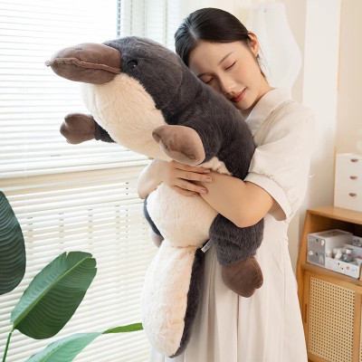 Thú nhồi bông rái cá mỏ vịt đáng yêu - Size 55cm đến 70cm - Quà tặng gấu bông thú mỏ vịt êm mịn cho bé.