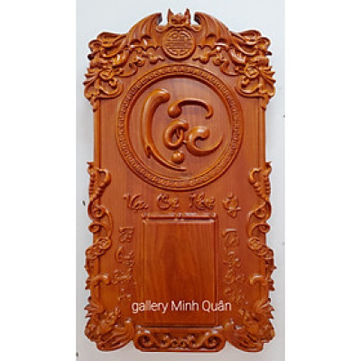 Đốc lịch gỗ hương liền khối "Chữ Lộc" TG133