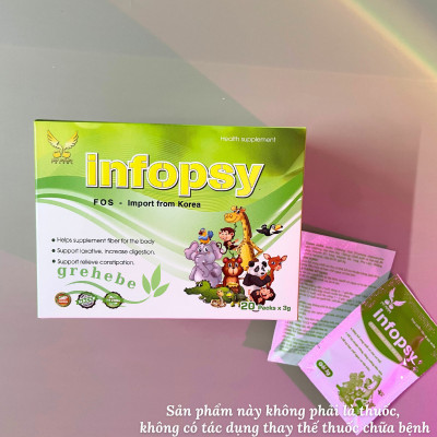 [TPBVSK] INFOPSY - Cốm chất xơ, chống táo bón cho Bé