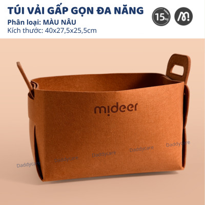 Túi gấp gọn đang năng Mideer đựng quần áo , đồ chơi Toy Storage Bag
