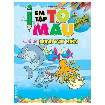 Sách - Em Tập Tô Màu - Chủ Đề Tổng Hợp Về Thiên Nhiên và Đồ Chơi Của Bé - Bộ 12 Cuốn