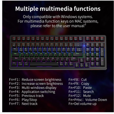 Bộ bàn phím và chuột chơi game Newmen GM202 - Hàng chính hãng