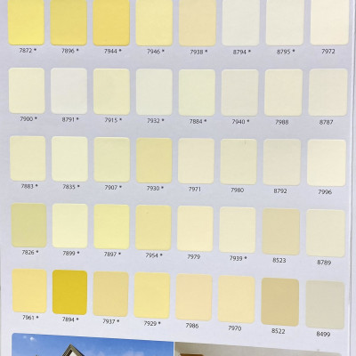 Sơn nước Toa 4 Season Top Silk dễ lau chùi nội thất màu xám 8323 _18L