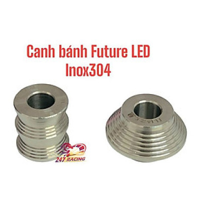 Cặp Canh đùm bánh xe Inox 304 gắn xe máy FUTURE LED