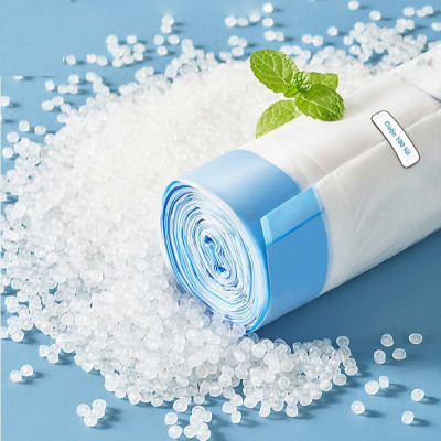 Cuộn 100 Túi Đựng Rác, Túi Rác Tự Phân Huỷ, Túi Đựng Rác Dây Rút Kích Thước 40x50cm, Dai, Tiện Lợi