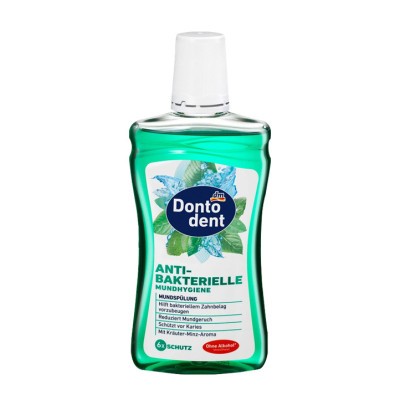Nước súc miệng Dontodent Đức bảo vệ răng miệng, diệt khuẩn, hơi thở thơm mát 500ml
