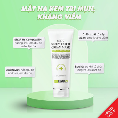 MẶT NẠ KEM TRỊ MỤN LOẠI BỎ BÃ NHỜN SEBUM CATCH