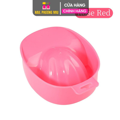 Bát Ngâm Tay Làm Nail Hình Vỏ Sò Bằng Nhựa Cứng Siêu Bền 15x12x4,5cm, Thiết Kế Thông Minh Cho Các Cỡ Tay Làm Nail