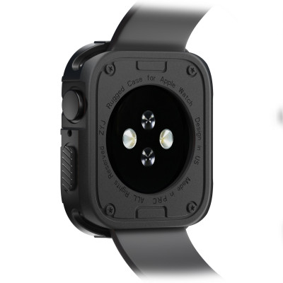 Ốp Bảo Vệ Case Armor Carbon cho Apple Watch Series 8 / Apple Watch Series 9 Size 41mm/45mm - Hàng Chính Hãng