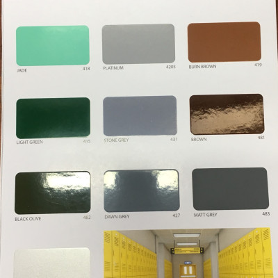 Sơn sắt mạ kẽm không cần lót Galant Hard Tex 2K Flat Yellow 409 1L/bộ