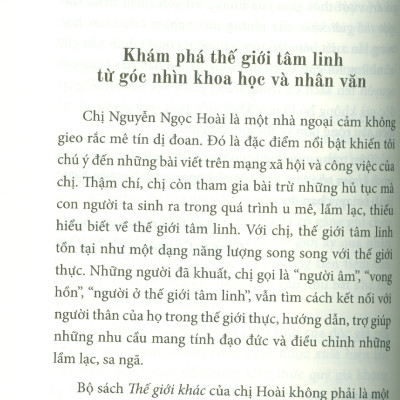 Thế Giới Khác - Tập 1: Hành Trình Khám Phá Thế Giới Tâm Linh
