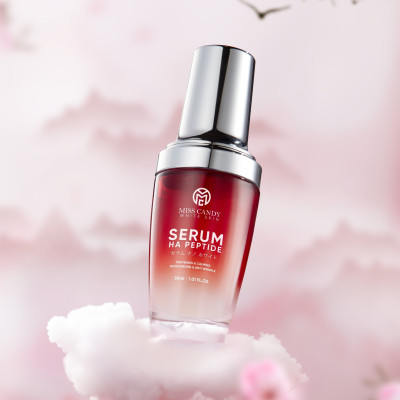 Combo 2 Sản Phẩm Trắng Da Mờ Thâm, Sạm, Nám, Tàn Nhang Giúp Tái Sinh Làn Da Gồm Serum HA Peptide 30ml + Kem Dưỡng Trắng Da Face Nano 30g MISS CANDY - Gia Tuệ House