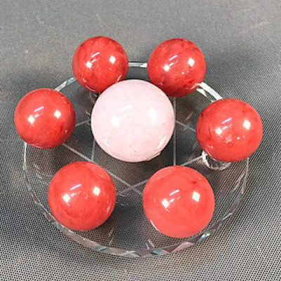 Đĩa cầu thất tinh hợp mệnh Thổ 15cm