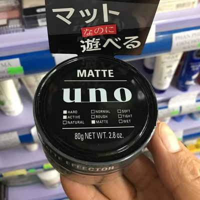 Sáp vuốt tóc UNO Matte Effector định hình, giữ nếp tóc Nhật Bản 80g