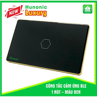 Công tắc thông minh LUXURY 1 nút đen - hàng chính hãng