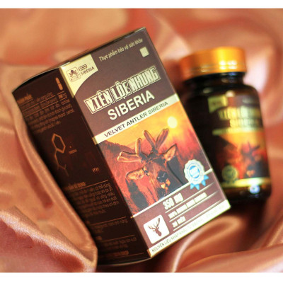 Thực phẩm bảo vệ sức khỏe Viên Lộc Nhung Siberia  - Hộp 30 viên