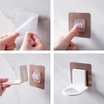 Giá Dán Tường Treo Bình Xịt Rửa Tay Hiện Đại, Sữa Tắm, Dầu Gội Trong Phòng Tắm, Sử Dụng Miếng Dán 3M Siêu Chắc. TakyHome 4012