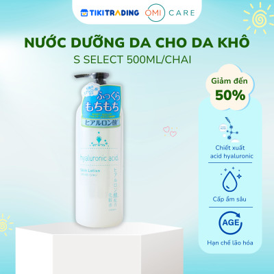 Nước dưỡng da chiết xuất acid hyaluronic s select 500ml/chai