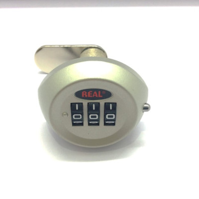 RL9047 Khóa tủ, khóa hòm thư mật mã REAL 3 codes dài 36.6mm dùng cho tủ dày dưới 30mm