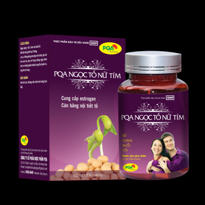 Ngọc Tố Nữ PQA Giúp Bồi Bổ Nguyên Khí, Điều Hòa Kinh Nguyệt Và Hạn Chế Biểu Hiện Rối Loạn Do Tiền Mãn Kinh Hộp 150 Viên