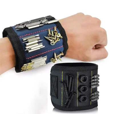 Đai Đeo Tay Nam Châm Giữ Ốc Vít – Dụng Cụ Sửa Chữa Tiện Lợi Cho Thợ