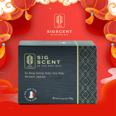 Xà bông Hương Nước Hoa Woody Urban thương hiệu SIGSCENT 90g