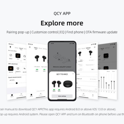 Tai nghe Bluetooth True Wireless QCY T13 ANC2 - Hàng Chính Hãng