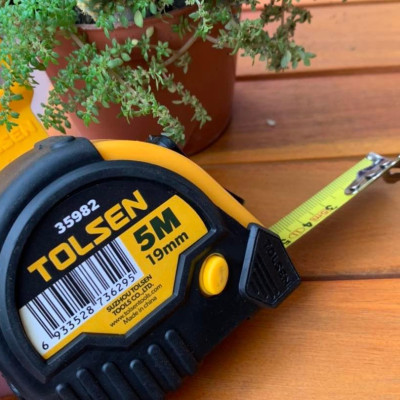 THƯỚC CUỘN 3m x 16mm, 5m x 19mm, 8m x 25mm TOLSEN 35981, 35982, 35984 - HÀNG CHÍNH HÃNG