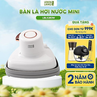 Bàn là hơi nước cầm tay mini Lebenlang LBL5283, công suất 800W, nhỏ gọn tiện lợi, bảo hành 2 năm - hàng chính hãng