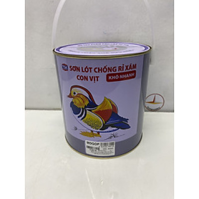Sơn lót chống rỉ cao cấp TOA con Vịt màu xám 3L _ MD GOP